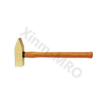 桥防 防爆德式木柄机械锤，铝青铜，3000G，186A-1010AL