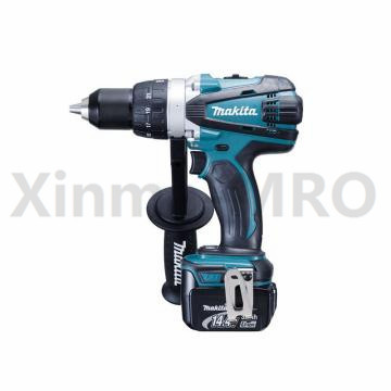牧田充电电钻，13mm 0-1800/0-350rpm，14.4V，DDF448RFE
