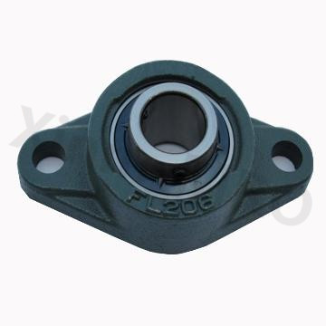 NTN带座外球面球轴承，UCFL214D1，菱型座